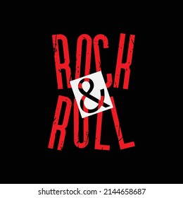 Rock and roll t-shirt and apparel design