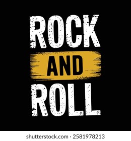 rock and roll typography and graffiti style t shirt design and vector illustration.