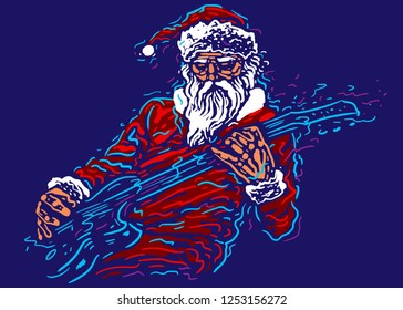 Immagini Natale Rock.Babbo Natale Rock Immagini Foto Stock E Grafica Vettoriale Shutterstock