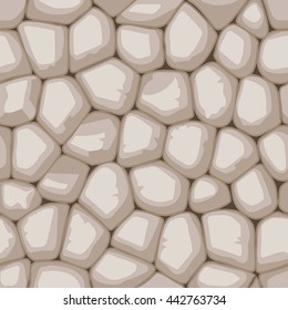 Rock seamless pattern, vector art and illustration.