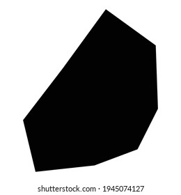 Rock shape, silhouette vector illustration, icon. Geometric angular, edgy element. Gravel, stone amorph shape