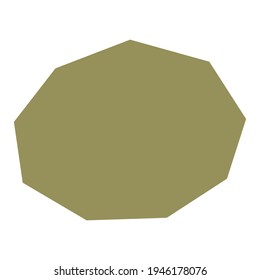 Rock shape, silhouette vector illustration, icon. Geometric angular, edgy element. Gravel, stone amorph shape