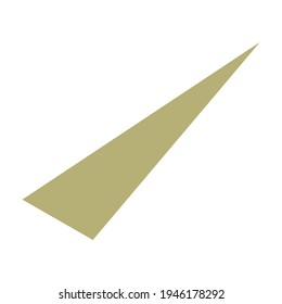 Rock shape, silhouette vector illustration, icon. Geometric angular, edgy element. Gravel, stone amorph shape