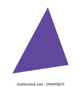 Rock shape, silhouette vector illustration, icon. Geometric angular, edgy element. Gravel, stone amorph shape