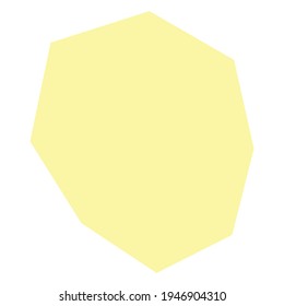 Rock shape, silhouette vector illustration, icon. Geometric angular, edgy element. Gravel, stone amorph shape