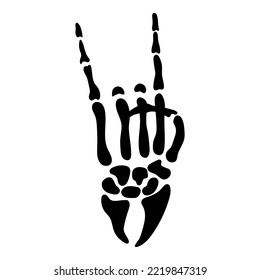 728 Rock Roll Skeleton Hand Sign Images, Stock Photos & Vectors ...