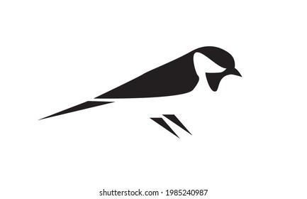 rock sparrow bird logo symbol vector icon illustration graphic design