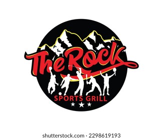 Rock Sports Logo Create for various purpose of Business. 