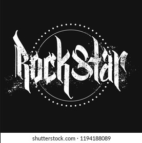 Rock Star Font High Res Stock Images Shutterstock