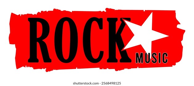 Rock Star Music typography vector for print t shirt