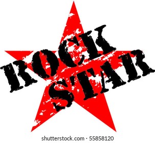 Rock Star Rubber Stamp