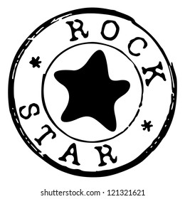 rock star stamp