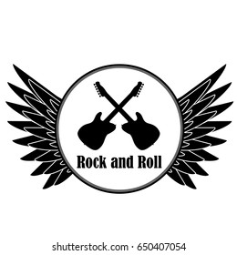 Rock sticker label