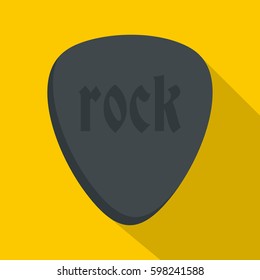 Rock stone icon. Flat illustration of rock stone vector icon for web
