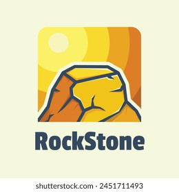 Icono de Rock Stone Ilustración Vector