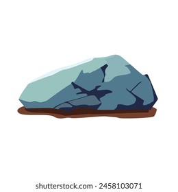 Rock stone vector illustration design template elements