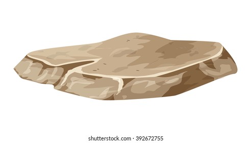 rock, stone vector symbol , icon  design. illustration isolated on white background.