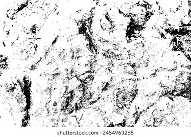 Rock und Steine Vektorgrafik überlagern Textur. Schwarze und weiße Steine und Felsen Textur. Unterschiedliche Felsbrocken Vektorgrafik Hintergrund. Grunge Spur von Kieselsteinen, Marmor, mineralischer Pflaster.