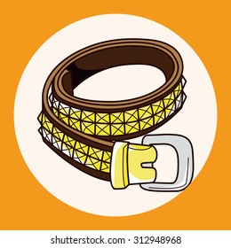 rock style belt theme elements