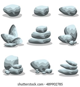 Rock style collection stock vector art illustration