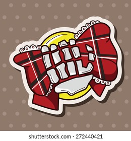 rock style logo theme elements