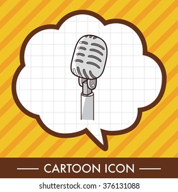 rock style microphone theme elements