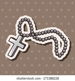 rock style necklace theme elements