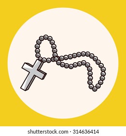 rock style necklace theme elements