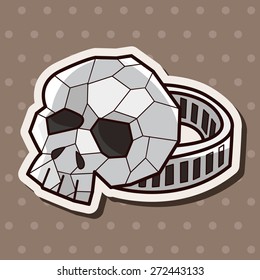 rock style ring theme elements