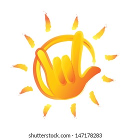 rock summer hot sun