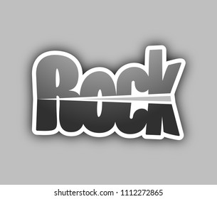 Rock symbol design