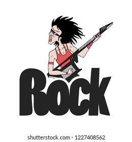Rock symbol design
