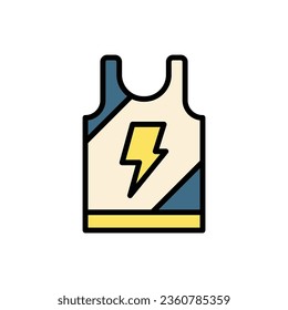 Rock Tank Top Icon Vector Illustration