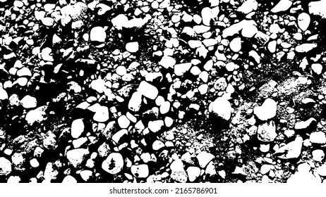 Rock texture. Panoramic texture of stone. Rough structure mineral. Stone background. Background of sea stone. Background texture. Vector illustration.