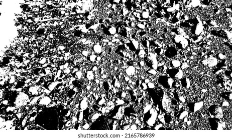 Rock texture. Panoramic texture of stone. Rough structure mineral. Stone background. Background of sea stone. Background texture. Vector illustration.