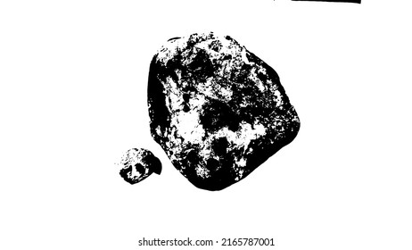 Rock texture. Panoramic texture of stone. Rough structure mineral. Stone background. Background of sea stone. Background texture. Vector illustration.