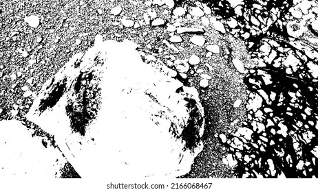 Rock texture. Panoramic texture of stone. Rough structure mineral. Stone background. Background of sea stone. Background texture. Vector illustration.