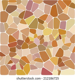 Rock tiles pattern Earth tone 