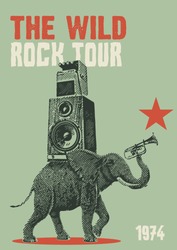 Rock Tour Flyer Poster Template