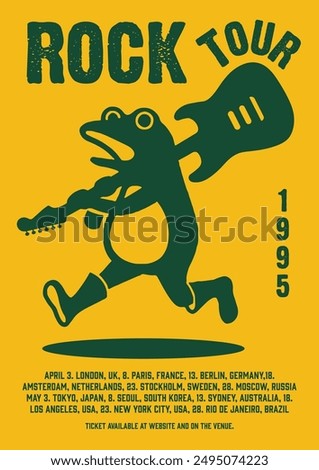 Rock Tour Gig Poster Flyer Template