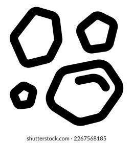 rock vector icon illustration asset