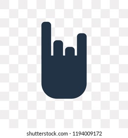 Rock vector icon isolated on transparent background, Rock transparency concept can be used web and mobile