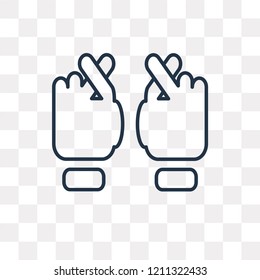 Rock vector outline icon isolated on transparent background, high quality linear Rock transparency concept can be used web and mobile