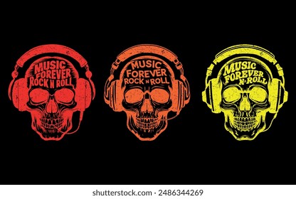 Rock your style with our music-themed T-shirt. Featuring iconic musical designs, it's the ideal choice for music lovers. Wear your passion for rhythm and melody proudly! Music T-shirt design.