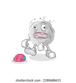 the rock zombie character.mascot vector