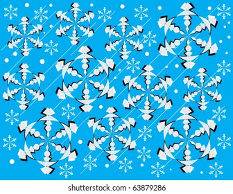 Rock-a-bye Snowflakes  (motion illusion)