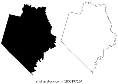 Rockcastle County, Kentucky (U.S. county, United States of America, USA, U.S., US) map vector illustration, scribble sketch Rockcastle map