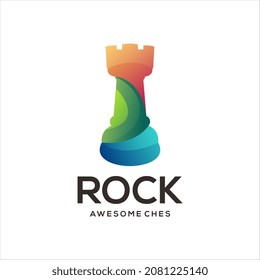 RockChess Colorful Logo Gradient Abstract