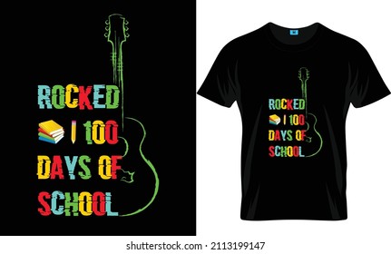 Rodeado 100 días de diseño de camisetas escolares