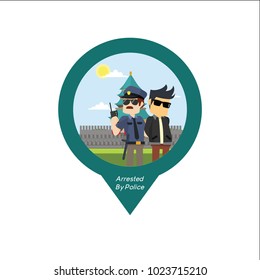Rocker Get Arrested Pin Map 